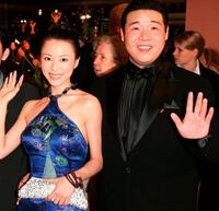 Zhang Jingchu and Feng Li at the closing ceremony of 55th annual Berlinale International Film Festival.