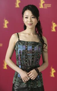 Zhang Jingchu at the photocall of "Kong Que" during the 55th annual Berlinale International Film Festival.