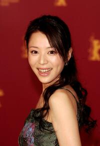 Zhang Jingchu at the photocall of "Kong Que" during the 55th annual Berlinale International Film Festival.