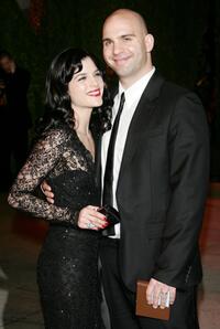 Selma Blair and Ahmet Zappa at the Vanity Fair Oscar Party.