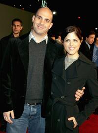 Ahmet Zappa and Selma Blair at the world premiere of "In Good Company."