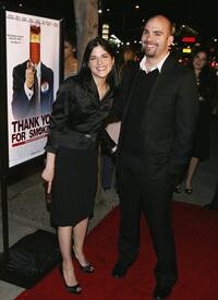 Selma Blair and her husband Ahmet Zappa at the premiere of "Thank You For Smoking."
