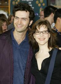 Dweezil Zappa and Lisa Lobe at the premiere of "The Cat in the Hat."