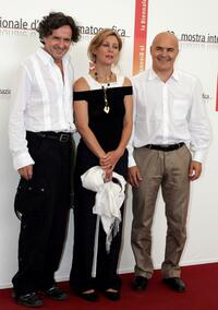 Goran Bregovic, Margherita Buy and Luca Zingaretti at the photocall of "I Giorni Dell Abbandono" during the 62nd Venice Film Festival.