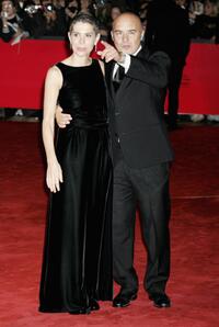 Francesca and Luca Zingaretti at the premiere of "A Casa Nostra" during the Rome Film Festival.