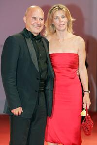 Luca Zingaretti and Margherita Buy at the premiere of "I Giorni Dell Abbandono" during the 62nd Venice Film Festival.