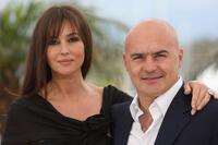 Monica Bellucci and Luca Zingaretti at the photocall of "Une Histoire Italienne" during the 61st International Cannes Film Festival.