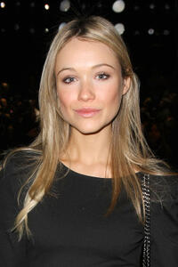Katrina Bowden at the BCBGMAXAZRIA Fall 2011 fashion show during the Mercedes-Benz Fashion Week.