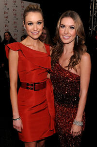 Katrina Bowden and Audrina Patridge at the Heart Truth's Red Dress Collection 2011 during the Mercedes-Benz fashion week.