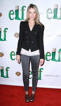 Katrina Bowden at the Broadway opening night of "Elf" in New York.