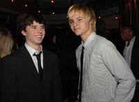 Charlie McDermott and Mark L. Young at the after party of the premiere of "Sex Drive."