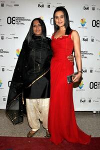 Director Deepa Mehta and Preity Zinta at the premiere of "Heaven On Earth" during the 2008 Toronto International Film Festival.