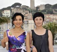 Joan Chen and Zhao Tao at the photocall of "24 City" during the 61st Cannes International Film Festival.