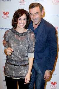Marta Zoffoli and Fabrizio Cervini at the Officinelab Presentation during the 7th Rome Film Festival.