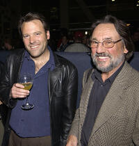 Cinematographer Wally Pfister and Vilmos Zsigmond at the 10th anniversary celebration event of "Visions of Light: The Art of Cinematography" in California.