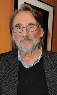 Vilmos Zsigmond at the Academy of Motion Picture Arts and Sciences' Winter Exhibition opening reception in California.