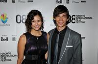 Emmanuelle Chriqui and Devon Bostick at the premiere of "Adoration" during the 2008 Toronto International Film Festival.