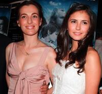 Ayelet Zurer and Nina Dobrev at the premiere of "Fugitive Pieces."