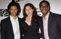 Chad Goodridge, Annie Dorsen and Daniel Breaker at the 74th Annual Drama League Awards Ceremony in New York.