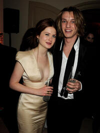 Bonnie Wright and Jamie Campbell Bower at the after party of BAFTA Soho House Grey Goose in London.