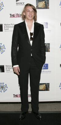 Jamie Campbell Bower at the third Annual "A Fine Romance" an evening of celebrity performances.
