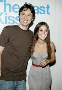 Zach Braff and Rachel Bilson at the listening party for "The Last Kiss" soundtrack.