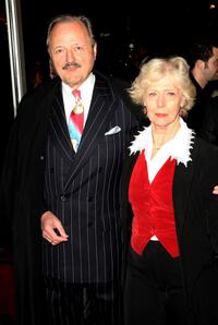 Peter Bowles and Guest at the world premiere of "The Bank Job."