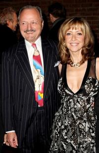 Peter Bowles and Sharon Maughan at the world premiere of "The Bank Job."