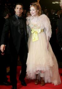 Sami Bouajila and Julie Depardieu at the premiere of "The Witnesses" during the 57th Berlin International Film Festival.
