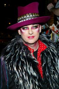 Boy George at the Ian Schrager's Hudson Hotel.
