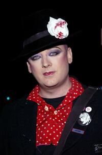 Boy George at the 49th annual Drama Desk Awards.