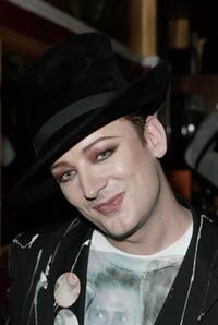 Boy George at the opening night of "Taboo."