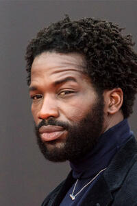 Sope Dirisu at the UK premiere of "Mothering Sunday" during the 65th BFI London Film Festival.