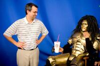 Jack Giarraputo and Russell Brand in "Bedtime Stories."
