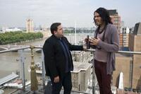 Jonah Hill as Aaron and Russell Brand as Aldous in "Get Him to the Greek."