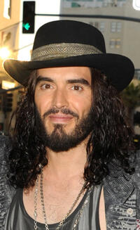 Russell Brand at the California premiere of "Rock Of Ages."