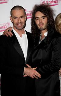 Rupert Everett and Russell Brand at the world premiere of "St Trinian's."