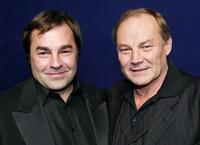 Klaus Maria Brandauer and son Christian at the Bambi awards in Hamburg.