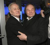 Klaus Maria Brandauer and Istvan Szabo at the Deutsches Theatre for Diva awards.