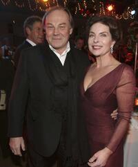Klaus Maria Brandauer and Gudrun Landgrebe at the Deutsches Theatre for the Diva Awards.
