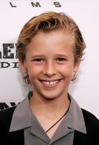 Cayden Boyd at the premiere of "The Adventures of Shark Boy and Lava Girl in 3D."