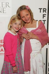 Gabrielle Brennan and Chelsea Lopez at the premiere of "Walker Payne" during the 5th Annual Tribeca Film Festival.