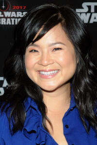 Kelly Marie Tran at the "Star Wars: The Last Jedi" panel during the 2017 Star Wars Celebration in Orlando.