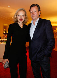 Juliane Koehler and Matthias Brandt at the Berlin premiere of "Das Blaue Vom Himmel."