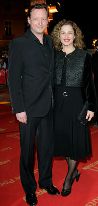 Matthias Brandt and Guest at the 42nd Goldene Kamera Award in Berlin.