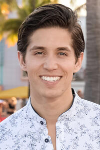 Brandon Larracuente at the world premiere of "Baywatch" in Miami.