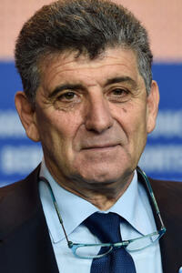 Pietro Bartolo at the "Fire at Sea" press conference during the 66th Berlinale International Film Festival.