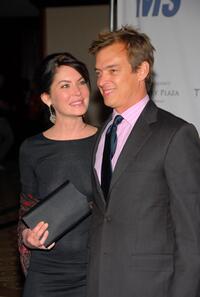 Lara Flynn Boyle and and husband Donald Ray Thomas II at the 14th Annual Race To Erase MS "Dance to Erase MS" themed gala.