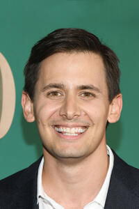 Benj Pasek at the premiere of "Spirited" in New York City.