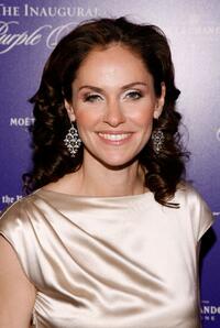 Amy Brenneman at the Inaugural Purple Ball.